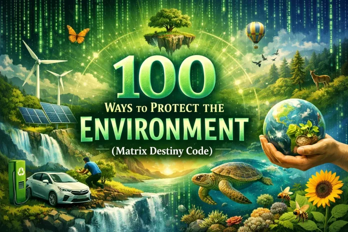 100 Ways to Protect the Environment (Matrix Destiny Code)