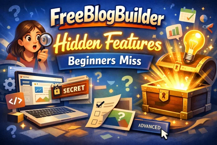 FreeBlogBuilder Hidden Features Beginners Miss